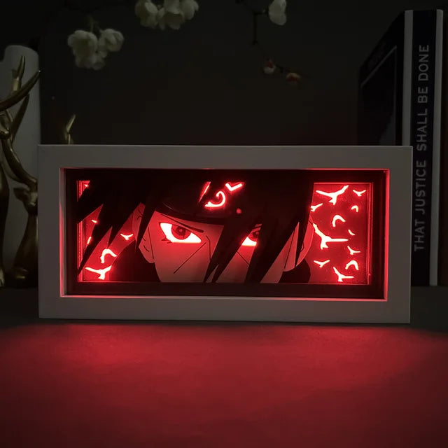Itachi Uchiha Light Box - Opção 1
